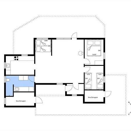 286-thisted-blamunkevej-49 Hébergement de vacances *