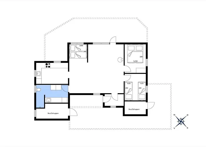 286-thisted-blamunkevej-49 Tatil Evi *